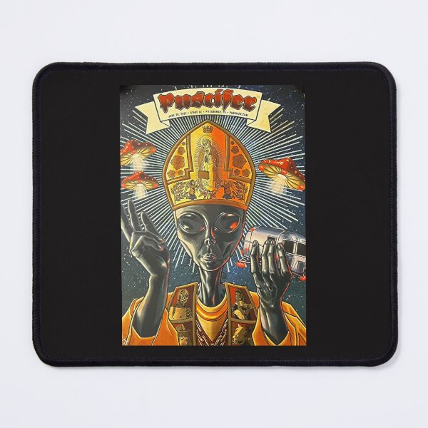 Item preview, Puscifer UFOs and alien pope designed and sold by StrangeFetish.