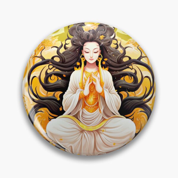 Item preview, Yellow Guanyin designed and sold by couture-rapture.