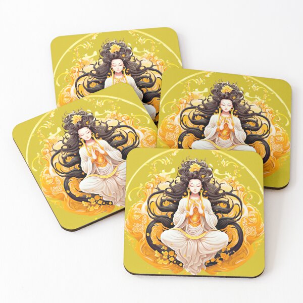 Item preview, Yellow Guanyin designed and sold by couture-rapture.