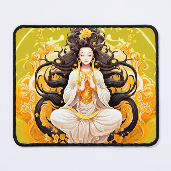 Item preview, Yellow Guanyin designed and sold by couture-rapture.