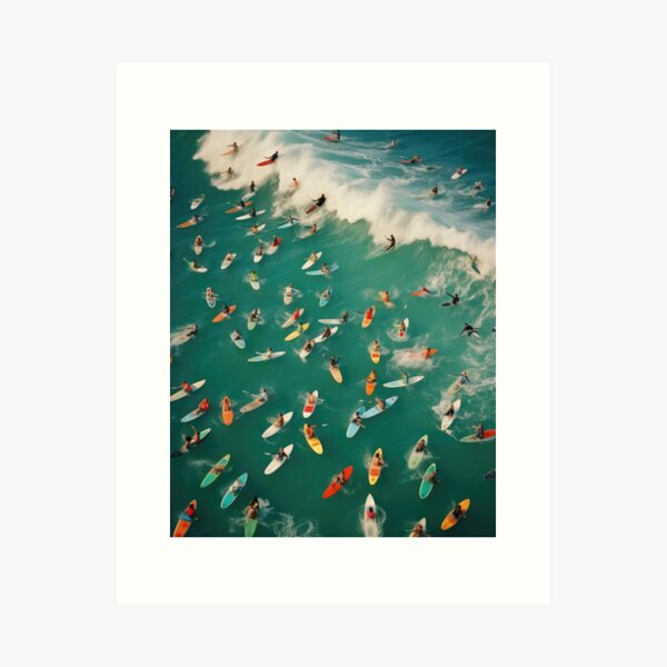 Surf's Up! - Vintage Fine Art Photography Art Print
