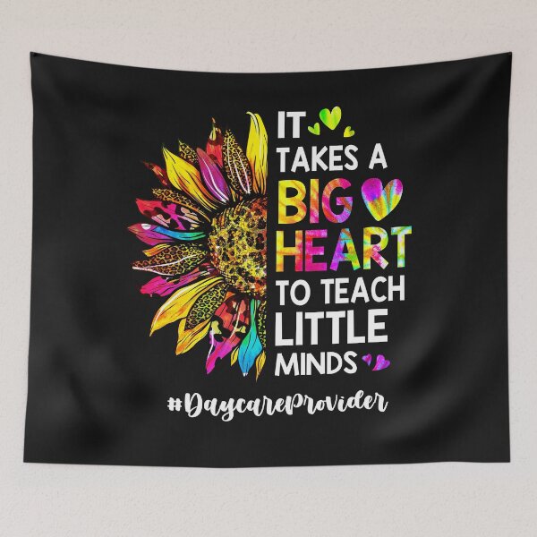 Item preview, Daycare Provider It Takes A Big Heart to Shape Little Minds designed and sold by mainana78.