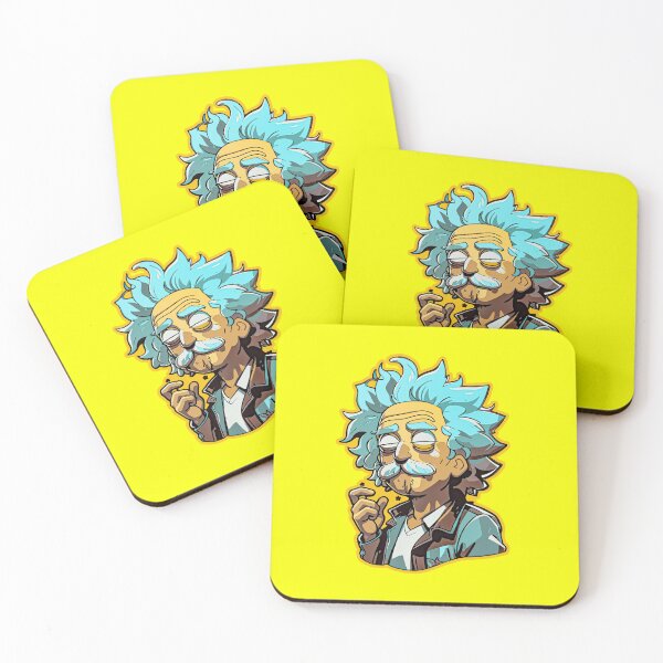 Item preview, Einstein Rick Interdimensional Sticker T-Shirt - Cool Science Fiction Fandom Gift designed and sold by Koolzilla.