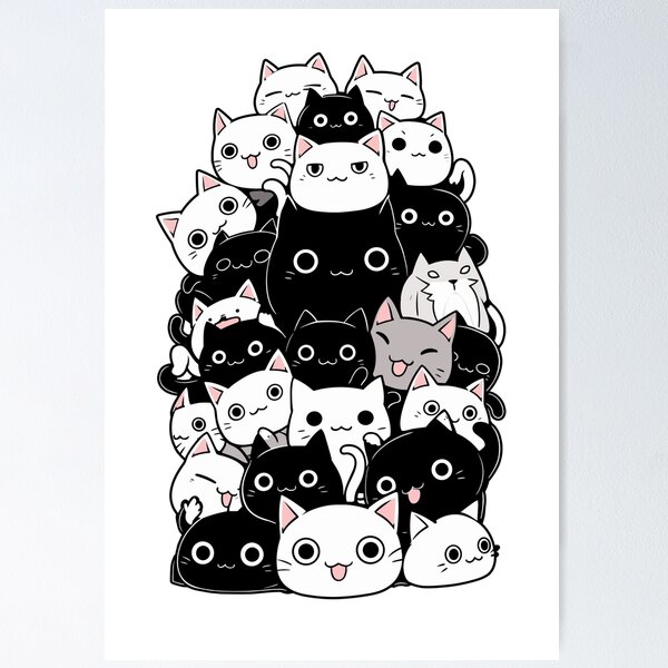 Item preview, Kitty cats, lot of cats, many cats designed and sold by DioSo.