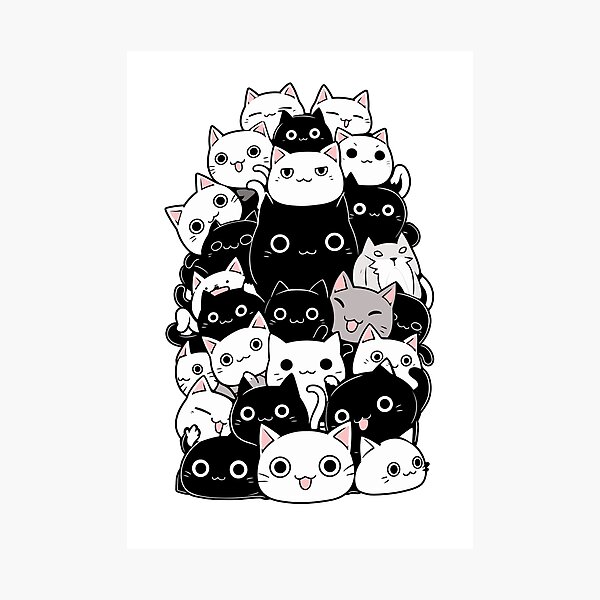 Item preview, Kitty cats, lot of cats, many cats designed and sold by DioSo.