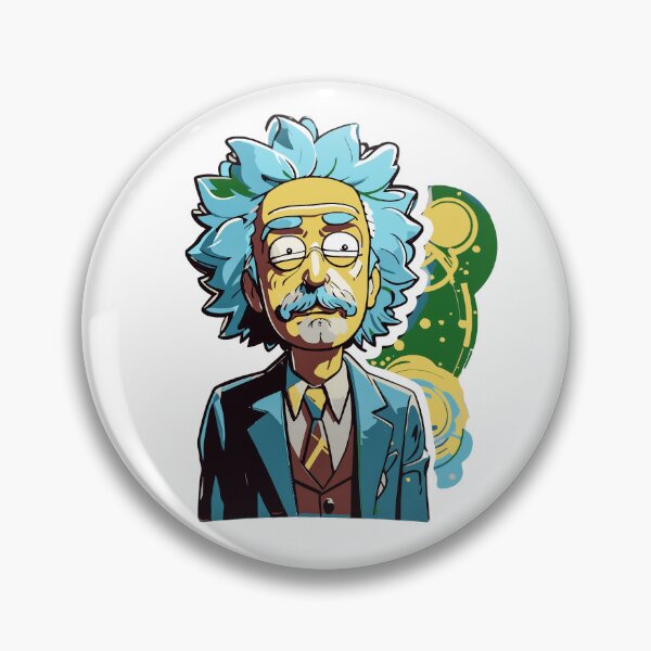 Item preview, Adventure - A Science Fiction Fandom Gift" Einstein Rick Interdimensional Sticker T-Shirt - Cool Science Fiction Fandom Gift designed and sold by Koolzilla.