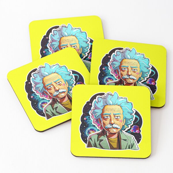 Item preview, Science Fiction Fandom Gift" Einstein Rick Interdimensional Sticker T-Shirt - Cool Science Fiction Fandom Gift designed and sold by Koolzilla.