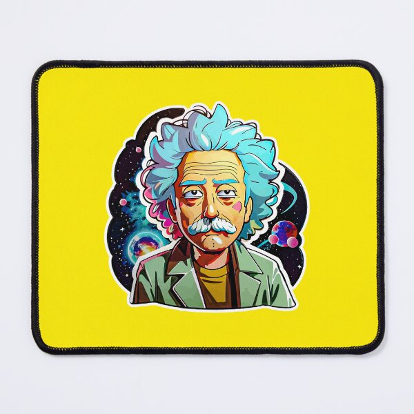 Item preview, Science Fiction Fandom Gift" Einstein Rick Interdimensional Sticker T-Shirt - Cool Science Fiction Fandom Gift designed and sold by Koolzilla.