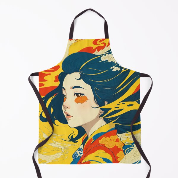 Item preview, Harmony of Cultures: Girl with Hokusai's Wave designed and sold by LeonAndrewRazon.