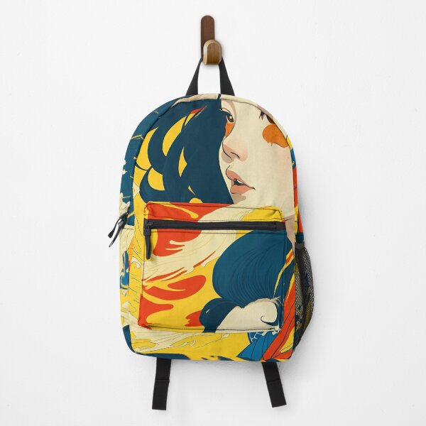 Item preview, Harmony of Cultures: Girl with Hokusai's Wave designed and sold by LeonAndrewRazon.