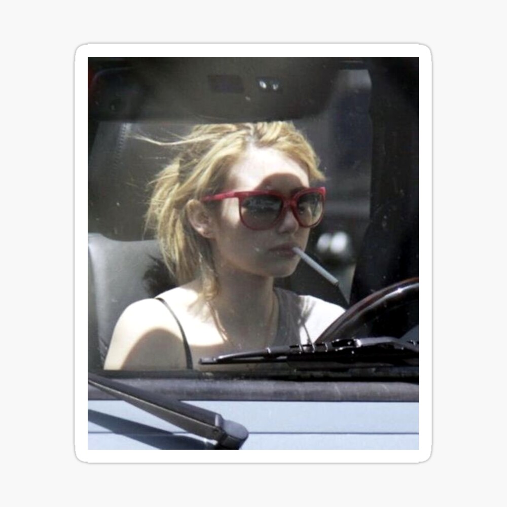 emma roberts smoking and driving 