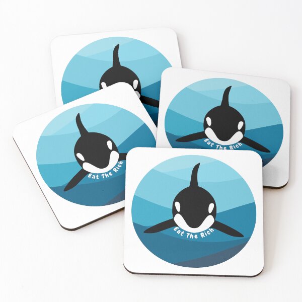 Item preview, Eat The Rich Orca designed and sold by TeeArtillery.