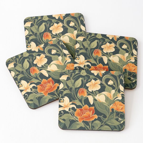 Item preview, Botanical Symphony 02 - Rhythmic Floral Elegance designed and sold by Floral Fiesta Designs.
