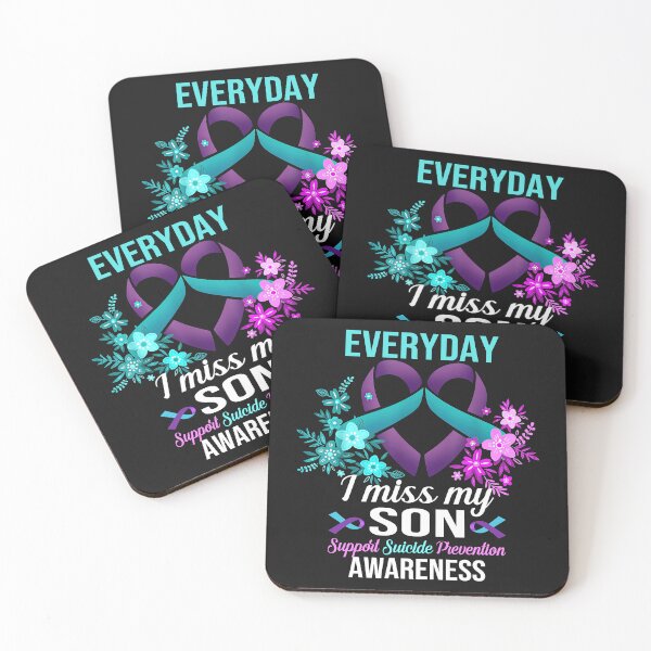 Item preview, Everyday I Miss My Son Suicide Prevention Awareness Memorial designed and sold by mainana78.