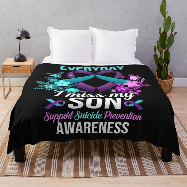Item preview, Everyday I Miss My Son Suicide Prevention Awareness Memorial designed and sold by mainana78.