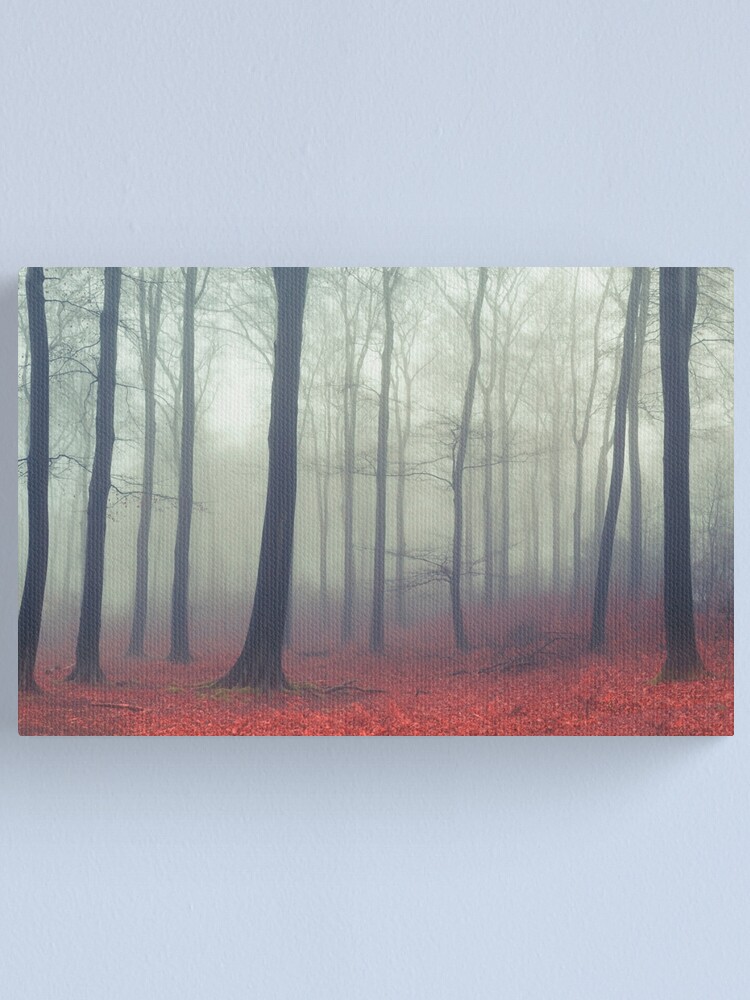 Alternate view of Sound of Fog - Winter Forest and Fog Canvas Print