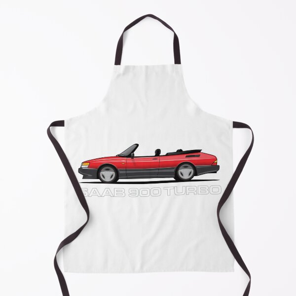 Item preview, Saab 900 SPG Aero Convertible Illustration Red designed and sold by blackdogshop.