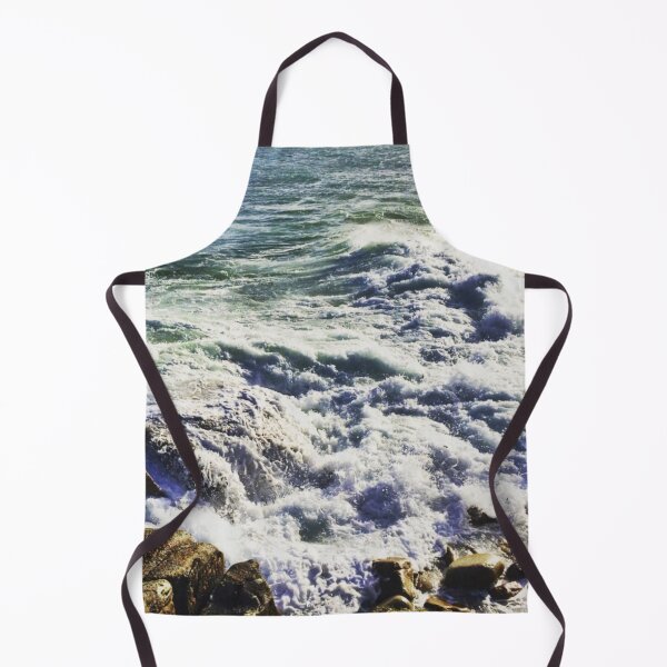 Item preview, Close Up of Ocean Waves Breaking and Foaming on Rocky Foreshore in Cornwall: A Celebration of the Power of Nature designed and sold by Oh Halo Berry.
