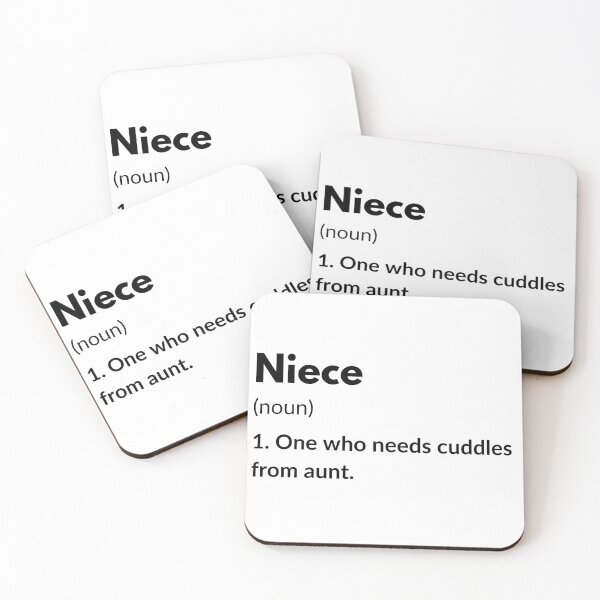 Item preview, Niece Definition One Who Needs Cuddles From Aunt Funny Cute designed and sold by CuteLovelyDesigns.