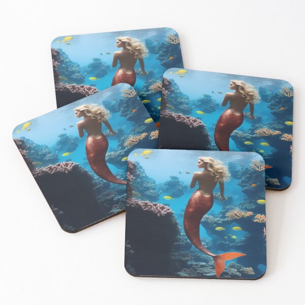Item preview, A mermaid and the aquatic world designed and sold by Marcel1966.