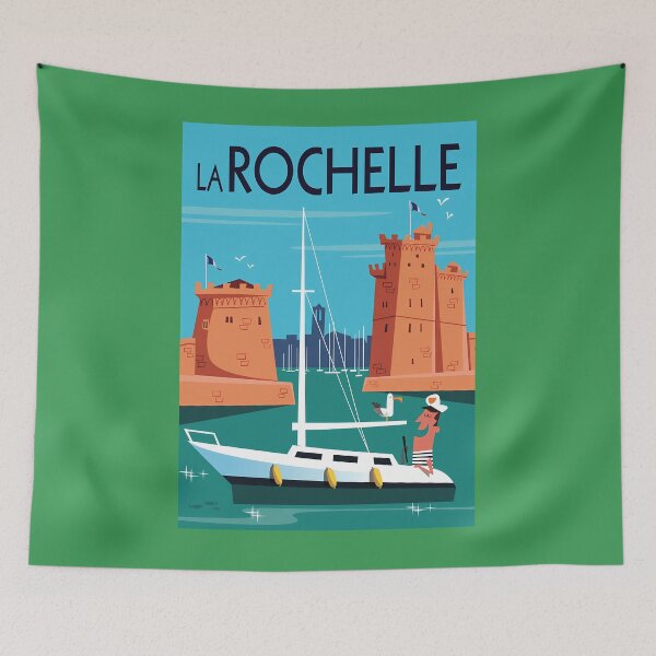 Item preview, La Rochelle poster   	 designed and sold by fuwsnooux54.