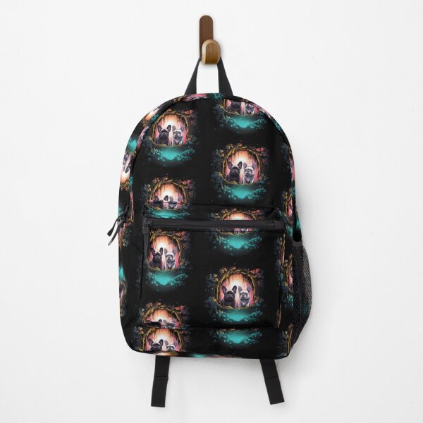 Item preview, Mystical Forrest French Bulldogs designed and sold by ARTficiallyAnon.