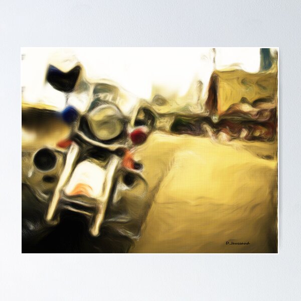 Item preview, Cop Motorcycle Bad Dream designed and sold by ezcat.