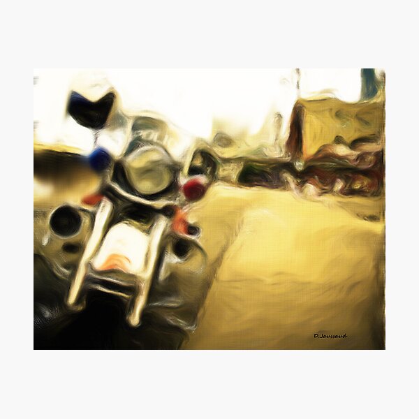 Item preview, Cop Motorcycle Bad Dream designed and sold by ezcat.