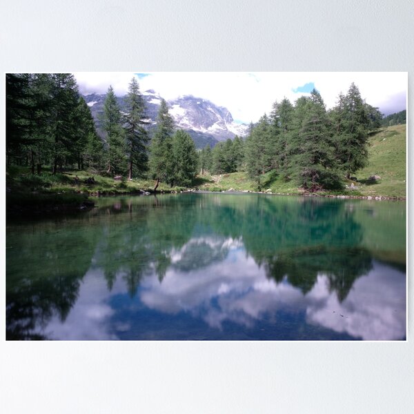 Item preview, Alps - Lac bleu designed and sold by Onyria Art.