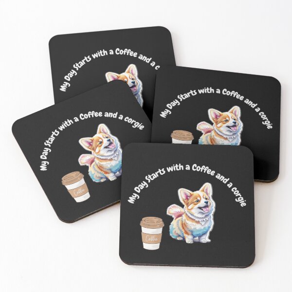 Item preview, Coffee & Corgies: A Perfect Blend of Joy and Cuteness designed and sold by Puppy Paws.