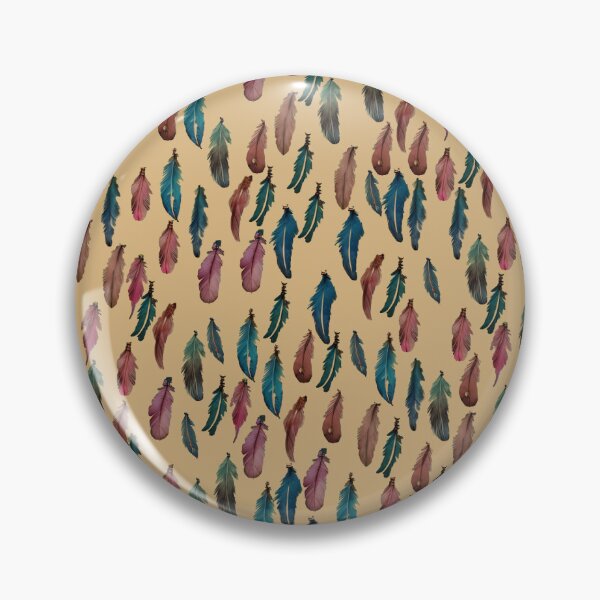 Item preview, Boho Feathers Pattern Random Bohemian Style Feathers Pattern 1 of 8 designed and sold by Beachy.