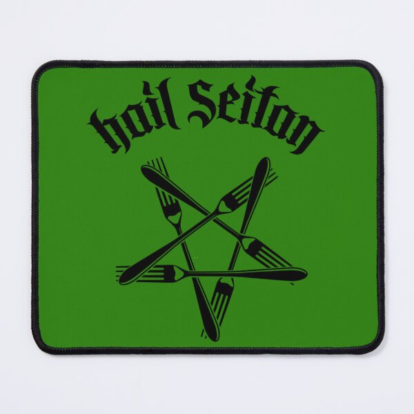 Item preview, Hail Seitan - Go vegan 1.2 (black) 	 	 designed and sold by cwccovbgj74.