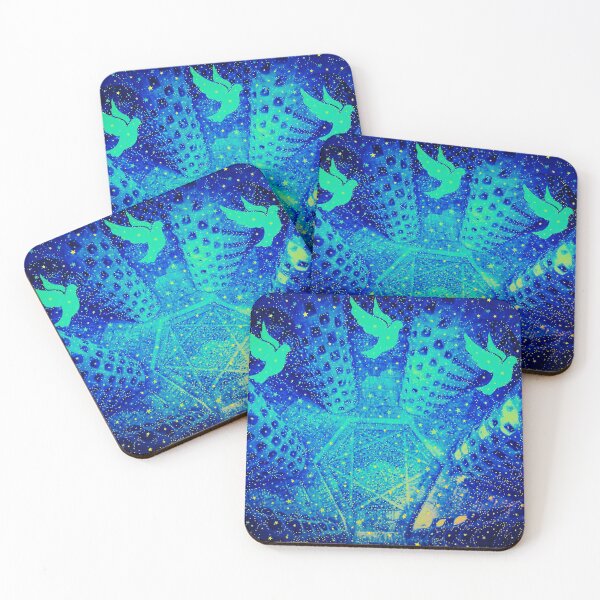 Item preview, Fluorescent Persian Dove Home No. 1 designed and sold by asanaworld.