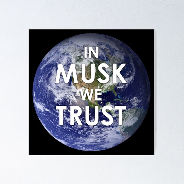Item preview, In Musk We Trust designed and sold by Eurozerozero.