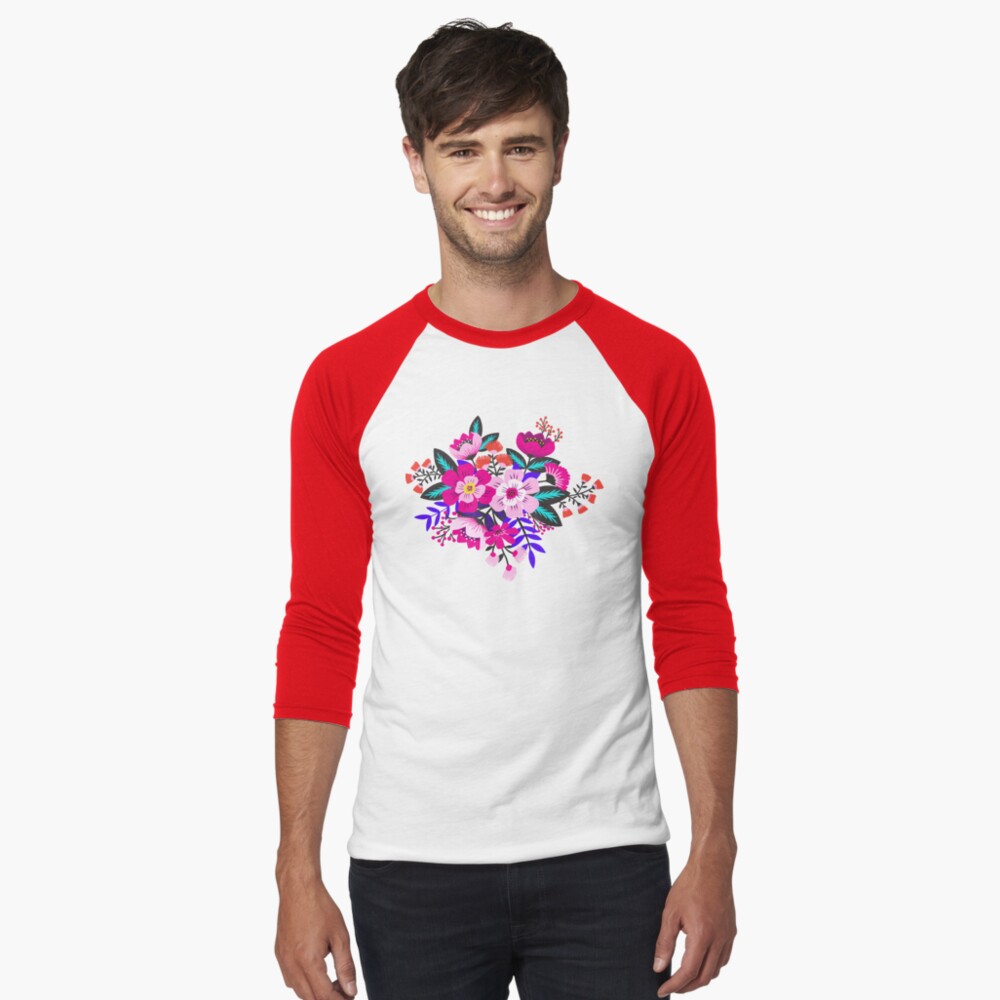Item preview, Baseball ¾ Sleeve T-Shirt designed and sold by jennifereladd.