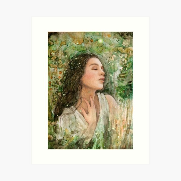 Firefly Garden Fairy Art Print