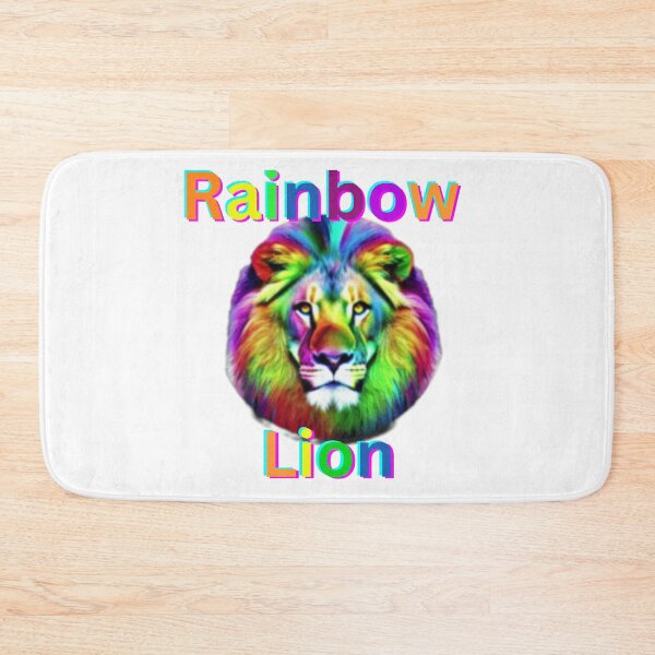 Item preview, Roaring Colors: The Majestic Rainbow Lion designed and sold by Dream Wear.