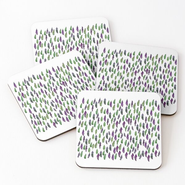 Item preview, Boho Feathers Pattern Random Bohemian Style Feathers Pattern 2 of 8 designed and sold by Beachy.