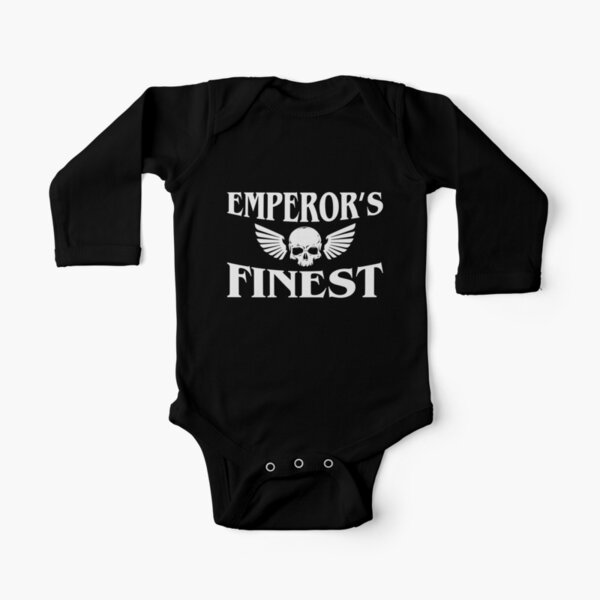 Emperor's Finest 40k Inspired Wargaming Tabletop Miniatures Gift Long Sleeve Baby One-Piece