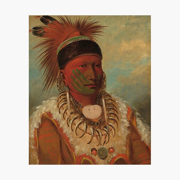 Item preview, The White Cloud, Head Chief of the Iowas designed and sold by BrambleBox.