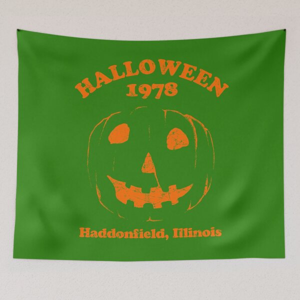 Item preview, Halloween 1978 Holiday Spooky Myers Pumpkin Haddonfield  	 designed and sold by cwccovbgj74.