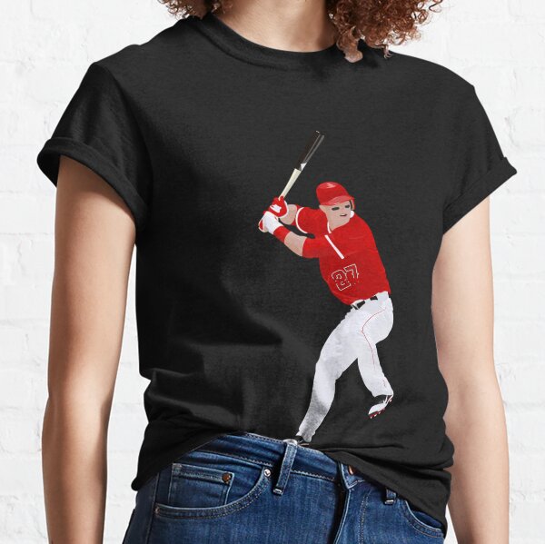 Mike Trout Baseball Batting Stance Classic T-Shirt Cap for Sale by  hilaryubitonia