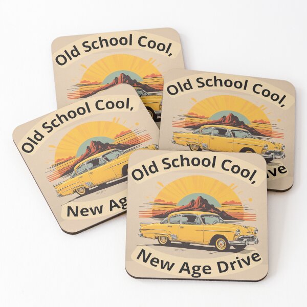 Item preview, Retro style car.Old School Cool, New Age Drive. designed and sold by MixShop10.