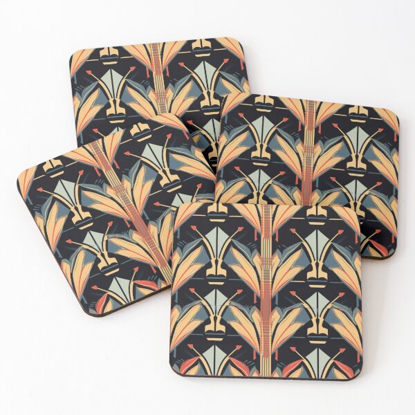 Item preview, 1930’s Art Deco Arches Digital Pattern designed and sold by zolarche.
