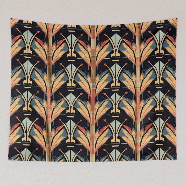 Item preview, 1930’s Art Deco Arches Digital Pattern designed and sold by zolarche.