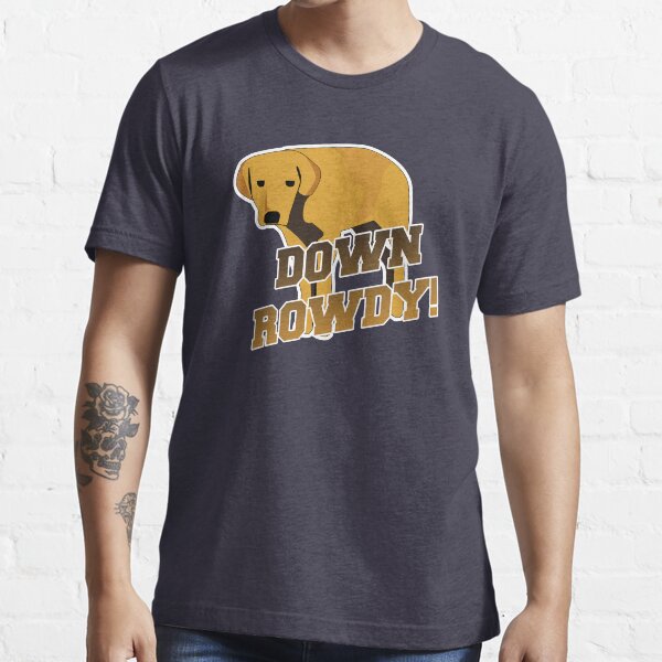 Runter Rowdy der Hund Essential T-Shirt
