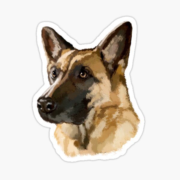 German Shepherd Dog Sticker