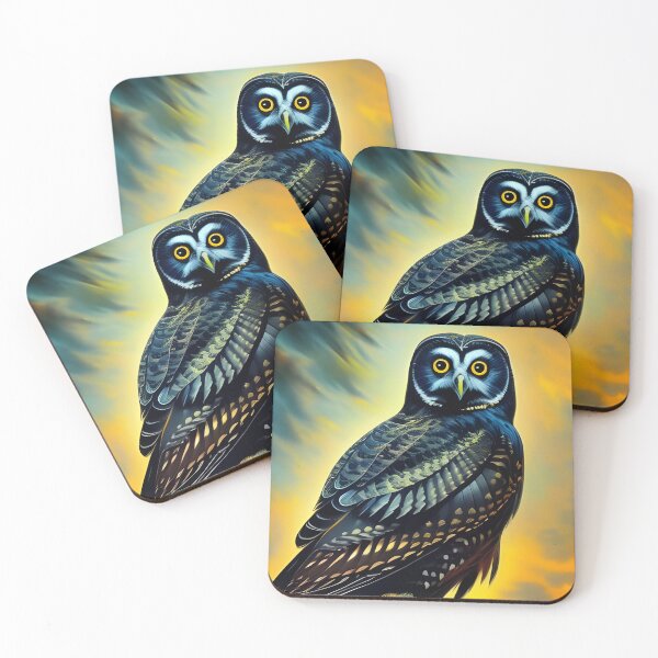 Item preview, Black Owl, Ai Generated Art  designed and sold by ACC .