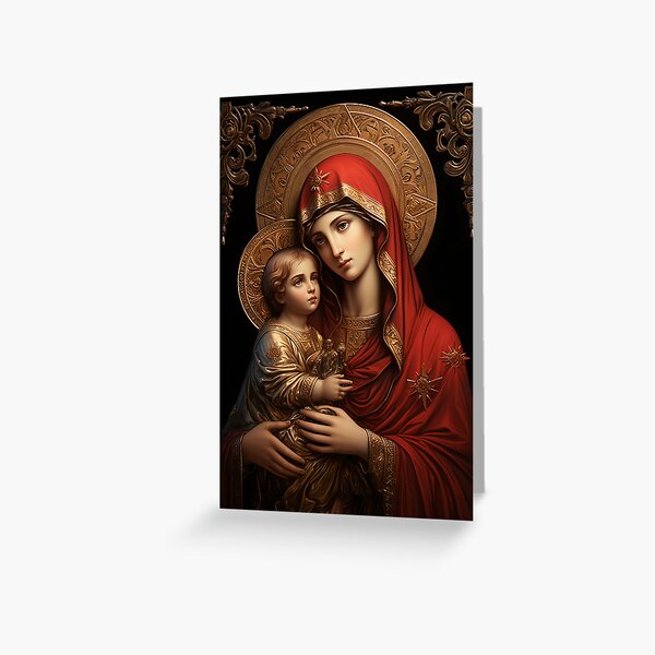 Item preview, Orthodox Christian Icon designed and sold by Art by Lilia.