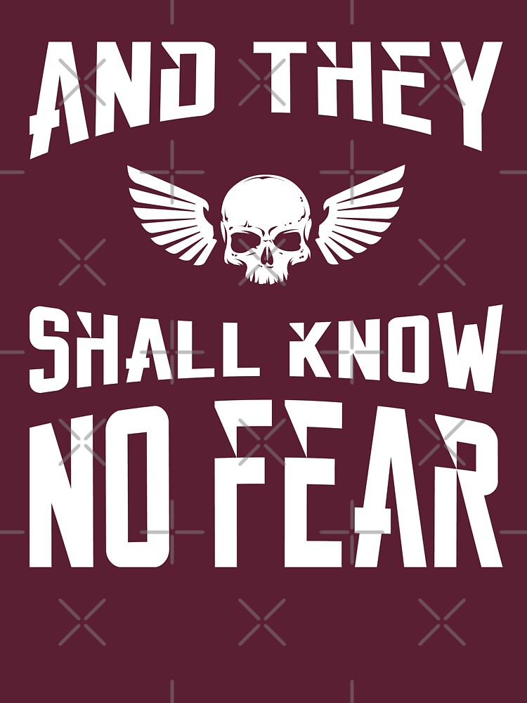 And They Shall Know No Fear 40k Marine Wargaming Tabletop Miniatures Gamer by pixeptional